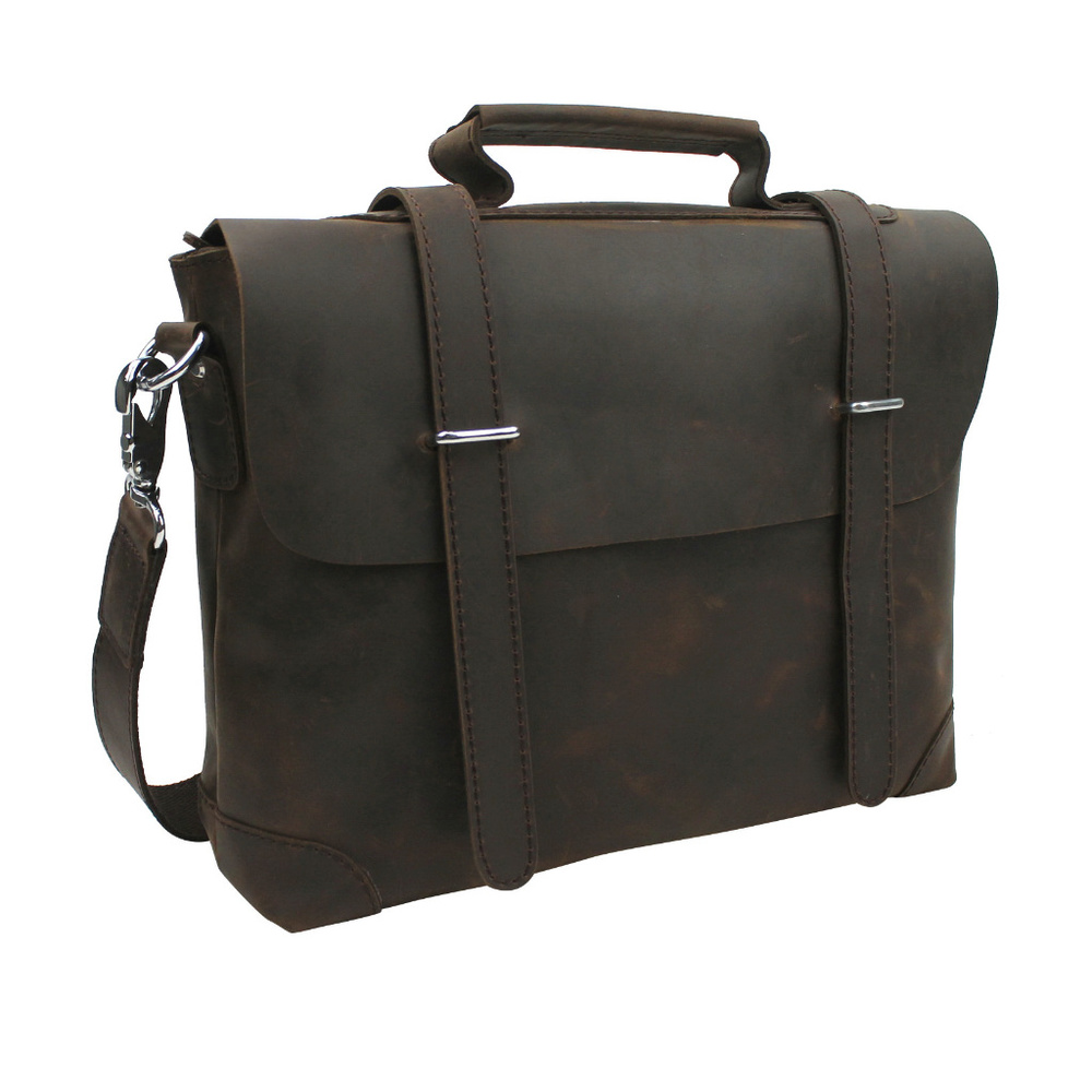 Cowhide Vintage Leather Messenger Bag L88DD